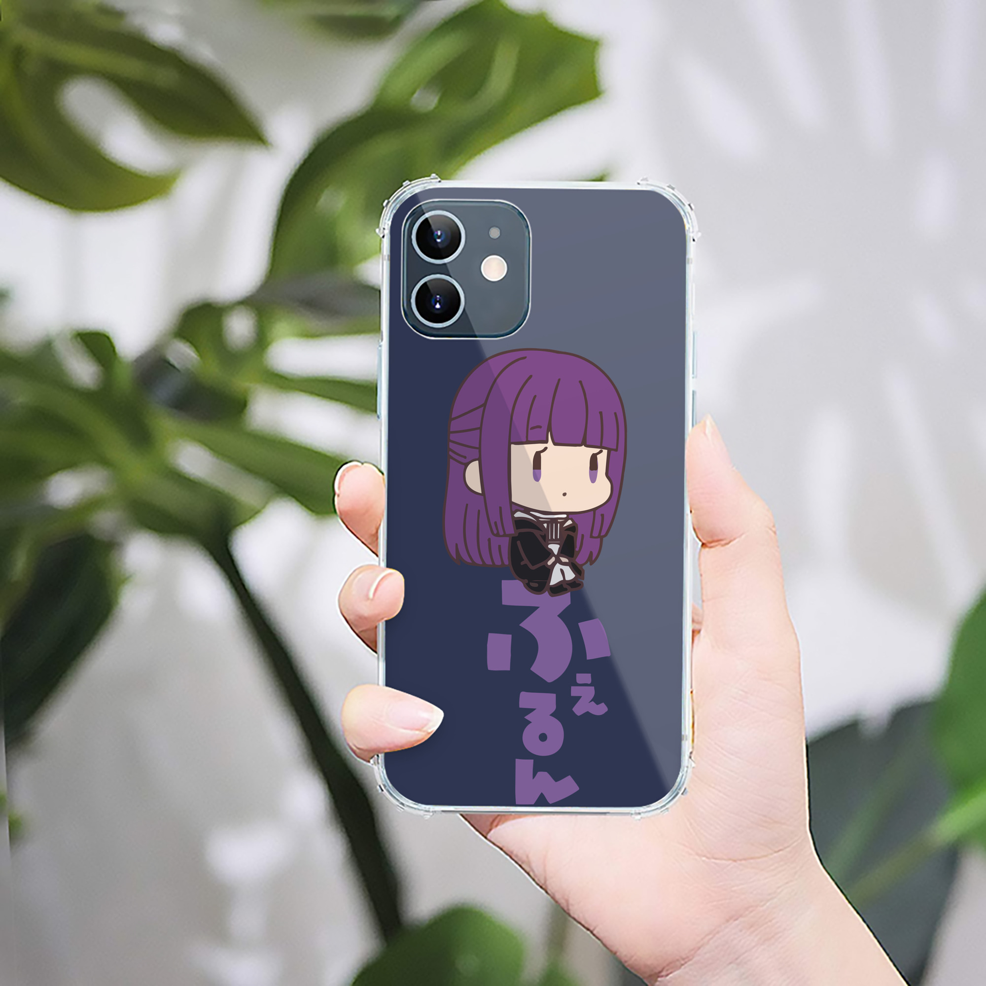（画像用） 葬送のフリーレン Frieren 【iPhone 12シリーズ対応】透明スマホケース（クリアソフトケース）